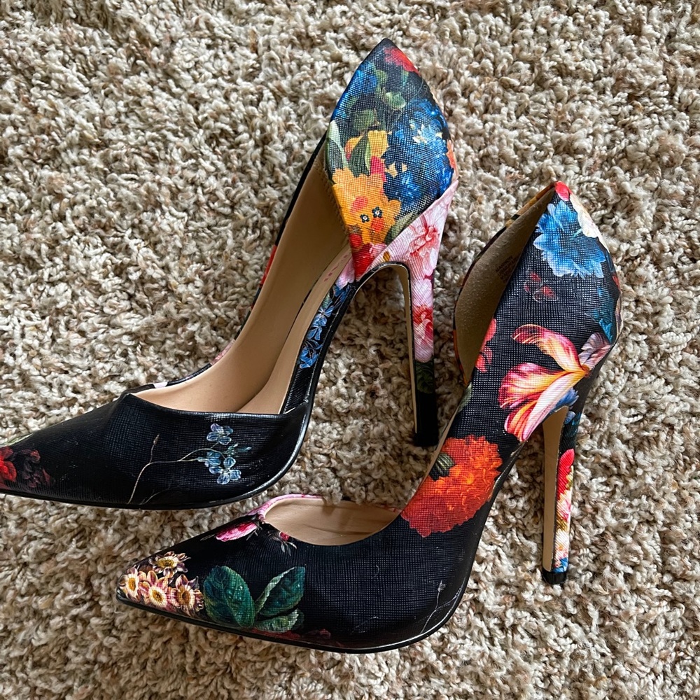 Floral heels